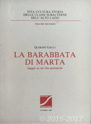 Copertina di La Barabbata di Marta 